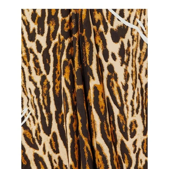 Proenza Schouler leopard print stretch crepe maxi dress. - Picture 4 of 5